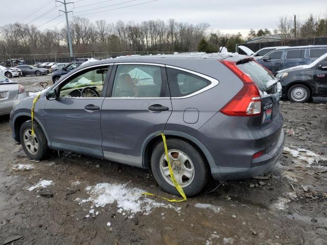 2HKRM4H33GH622543 - 2016 HONDA CR-V LX GRAY photo 2