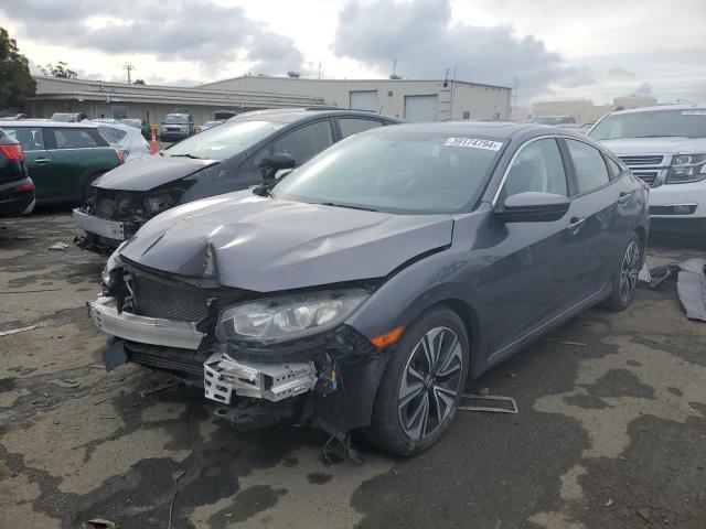 19XFC1F75GE022458 - 2016 HONDA CIVIC EXL GRAY photo 1