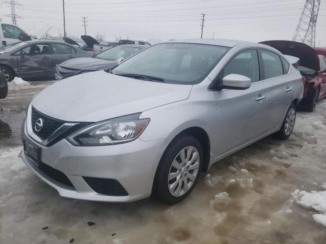 3N1AB7AP2HY203687 - 2017 NISSAN SENTRA S SILVER photo 1