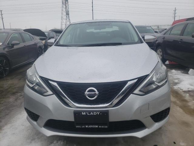 3N1AB7AP2HY203687 - 2017 NISSAN SENTRA S SILVER photo 5