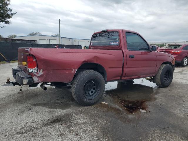 4TANL42N6XZ485047 - 1999 TOYOTA TACOMA BURGUNDY photo 3