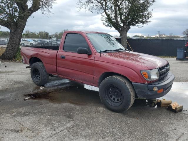 4TANL42N6XZ485047 - 1999 TOYOTA TACOMA BURGUNDY photo 4