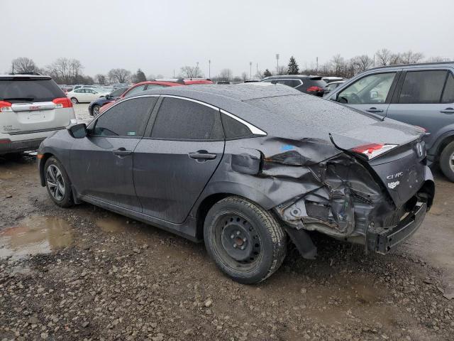 2HGFC2F6XKH589969 - 2019 HONDA CIVIC LX GRAY photo 2