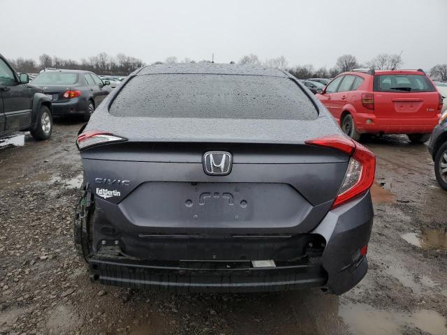 2HGFC2F6XKH589969 - 2019 HONDA CIVIC LX GRAY photo 6