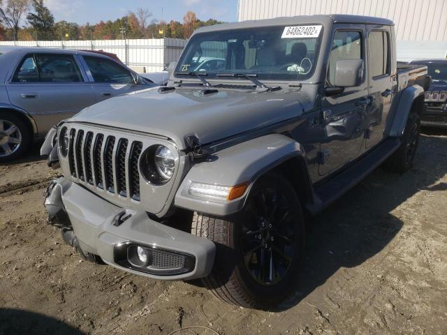 1C6HJTFG6NL111753 - 2022 JEEP GLADIATOR OVERLAND GRAY photo 1