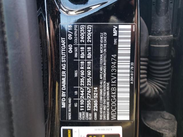 WDC0G4KB1KV139474 - 2019 MERCEDES-BENZ GLC 300 4MATIC BLACK photo 13