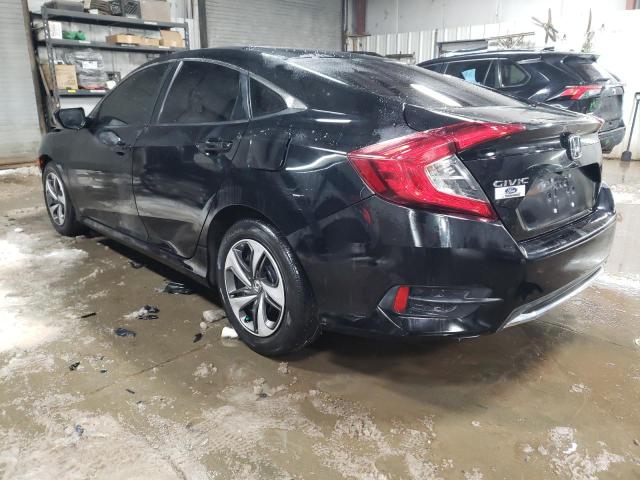 19XFC2F64KE000635 - 2019 HONDA CIVIC LX BLACK photo 2