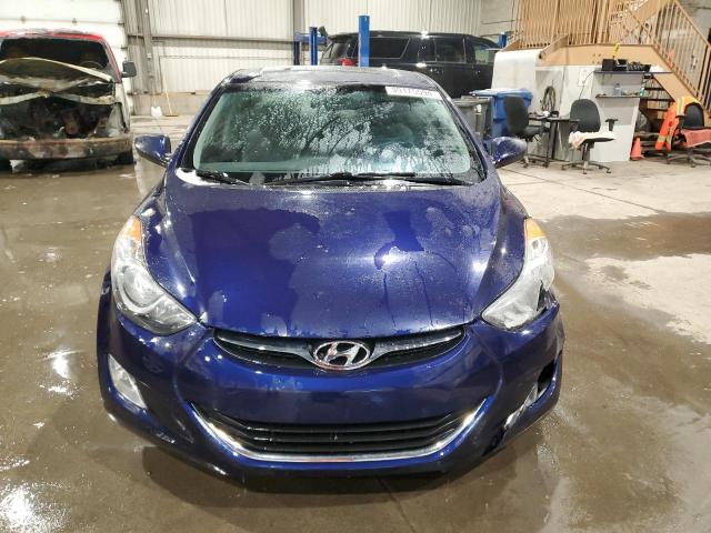 5NPDH4AEXDH390173 - 2013 HYUNDAI ELANTRA GLS BLUE photo 5