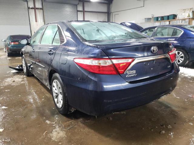 4T4BF1FK9GR540554 - 2016 TOYOTA CAMRY LE BLUE photo 2