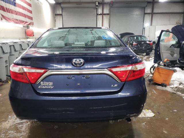 4T4BF1FK9GR540554 - 2016 TOYOTA CAMRY LE BLUE photo 6