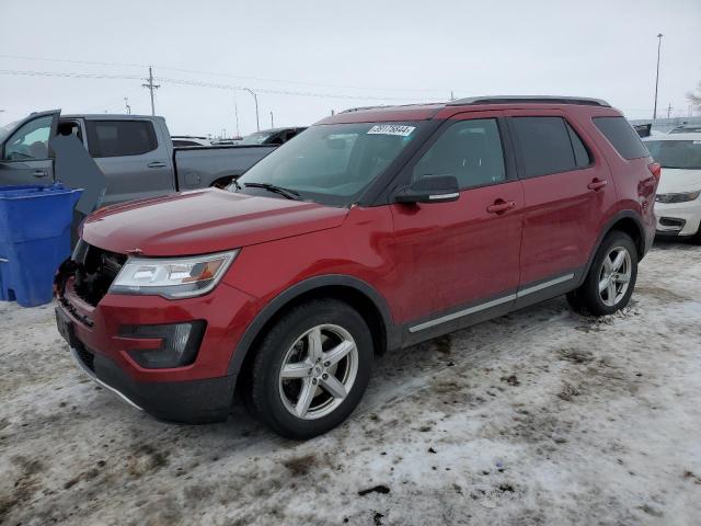 1FM5K8D87GGA34545 - 2016 FORD EXPLORER XLT RED photo 1