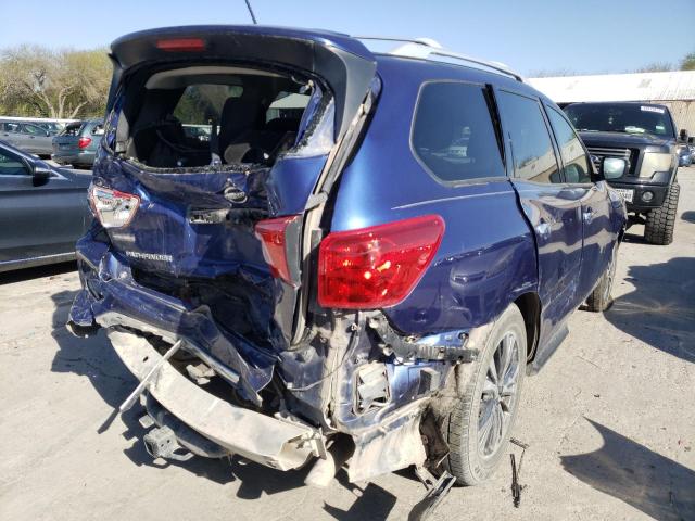 5N1DR2MNXJC653066 - 2018 NISSAN PATHFINDER S 蓝色 照片 4