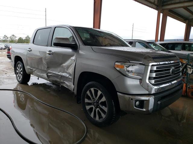 5TFFY5F15MX284755 - 2021 TOYOTA TUNDRA CREWMAX LIMITED SILVER photo 4