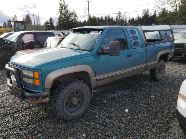 1GTGK29R7VE515996 - 1997 GMC SIERRA K2500 TEAL photo 1