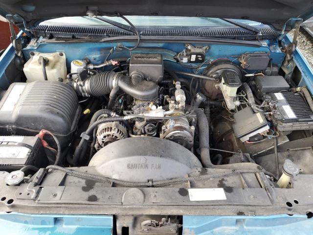 1GTGK29R7VE515996 - 1997 GMC SIERRA K2500 TEAL photo 11