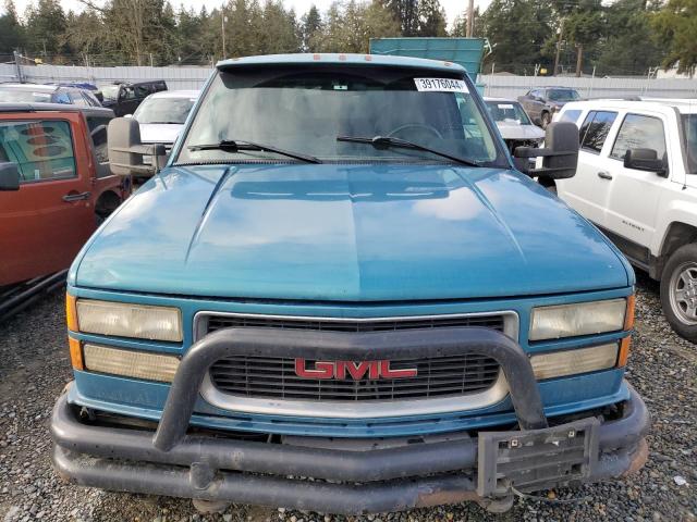 1GTGK29R7VE515996 - 1997 GMC SIERRA K2500 TEAL photo 5