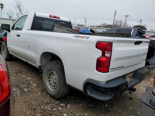 3GCNYAEH7KG247825 - 2019 CHEVROLET SILVERADO K1500 WHITE photo 2