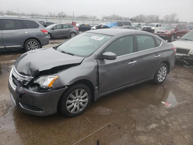 3N1AB7AP3FY268884 - 2015 NISSAN SENTRA S SILVER photo 1