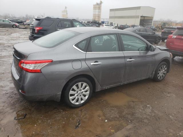 3N1AB7AP3FY268884 - 2015 NISSAN SENTRA S SILVER photo 3