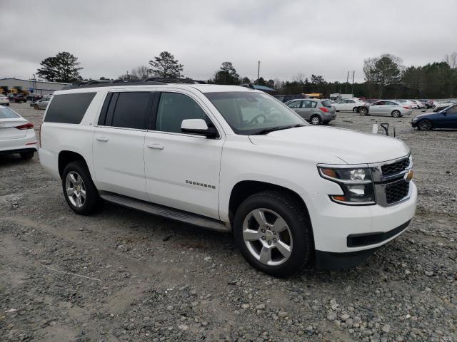 1GNSCJKC3FR301807 - 2015 CHEVROLET SUBURBAN C1500 LT WHITE photo 4