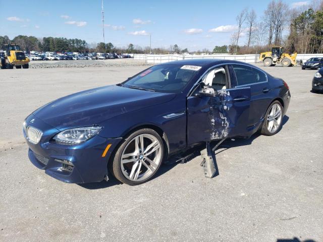 WBA6B2C51FGB99731 - 2015 BMW 650 I GRAN COUPE BLUE photo 1