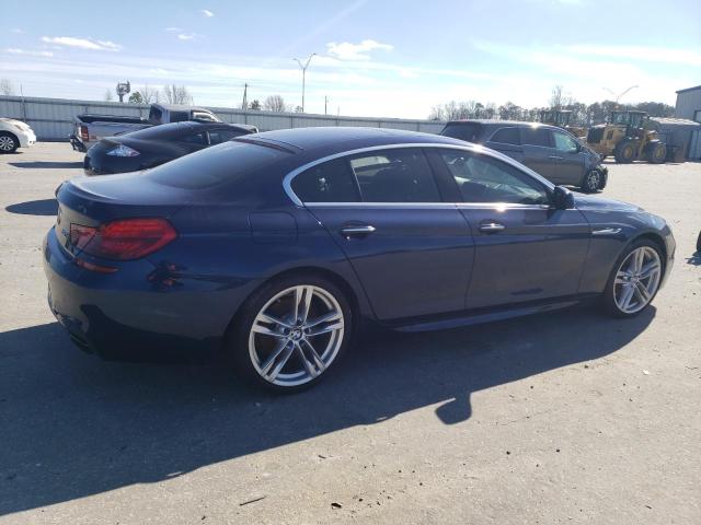 WBA6B2C51FGB99731 - 2015 BMW 650 I GRAN COUPE BLUE photo 3