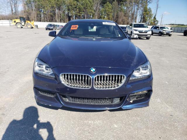 WBA6B2C51FGB99731 - 2015 BMW 650 I GRAN COUPE BLUE photo 5