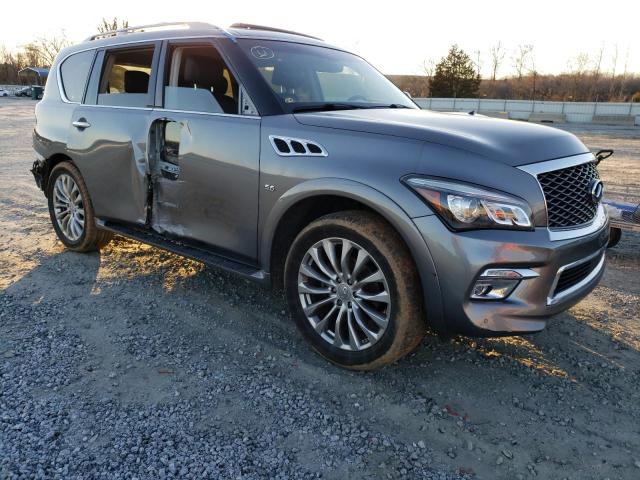 JN8AZ2NC9G9401842 - 2016 INFINITI QX80 GRAY photo 4