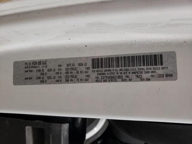 3C6TRVAG9HE518923 - 2017 RAM PROMASTER 1500 STANDARD WHITE photo 13