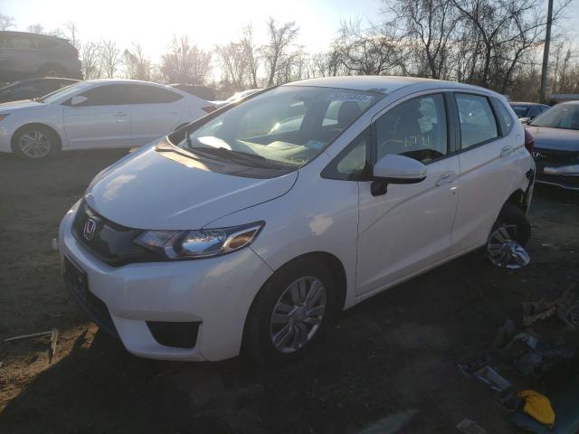 3HGGK5H57FM772623 - 2015 HONDA FIT LX WHITE photo 1