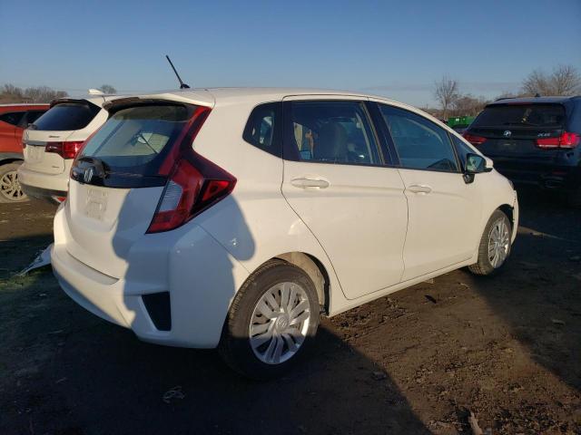 3HGGK5H57FM772623 - 2015 HONDA FIT LX WHITE photo 3