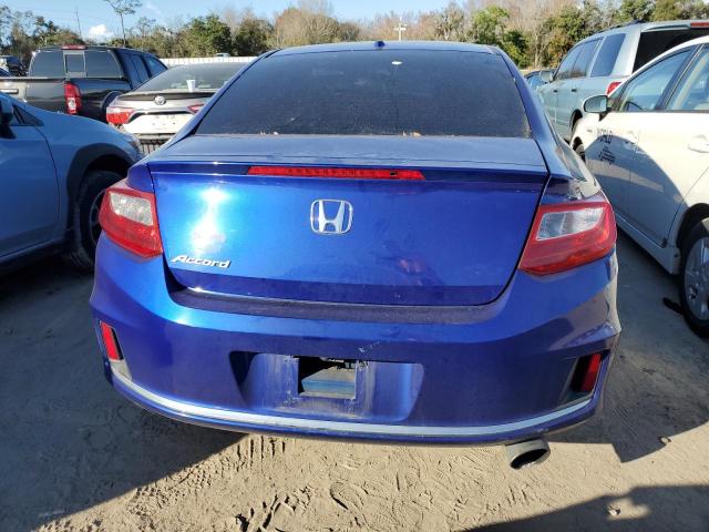 1HGCT1B85DA002762 - 2013 HONDA ACCORD EXL BLUE photo 6