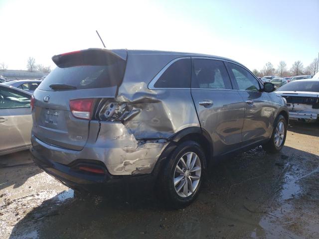 5XYPG4A32JG410983 - 2018 KIA SORENTO LX SILVER photo 3