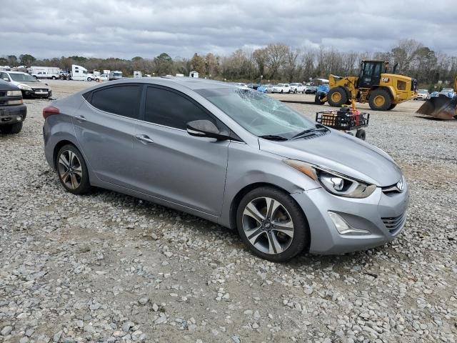 KMHDH4AH0EU124691 - 2014 HYUNDAI ELANTRA SE SILVER photo 4