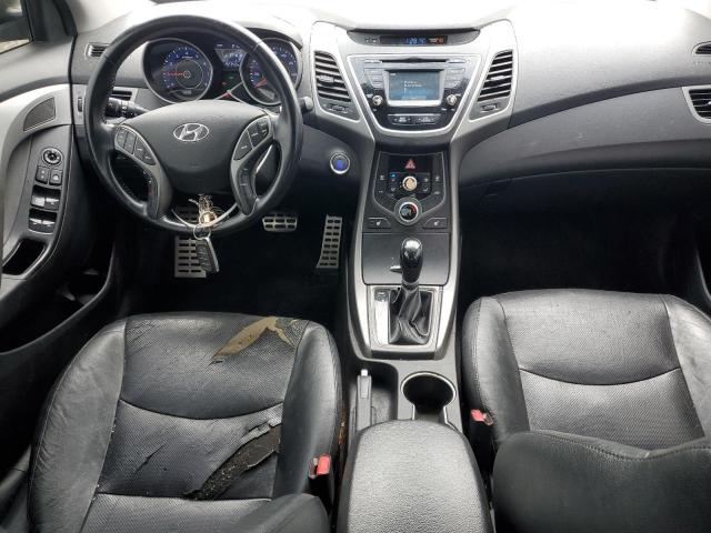 KMHDH4AH0EU124691 - 2014 HYUNDAI ELANTRA SE SILVER photo 8