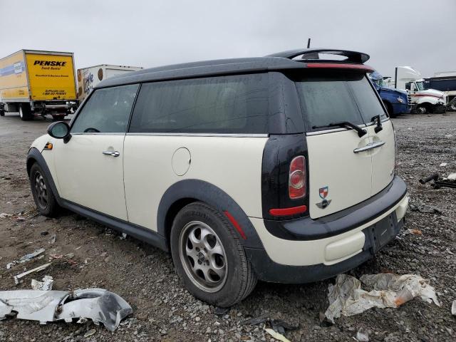 WMWZF3C53CT268166 - 2012 MINI COOPER CLUBMAN CREAM photo 2