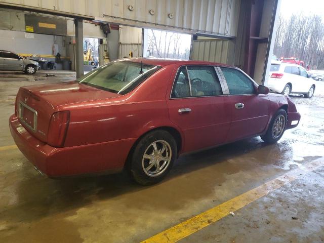 1G6KD54Y64U136791 - 2004 CADILLAC DEVILLE BURGUNDY photo 3