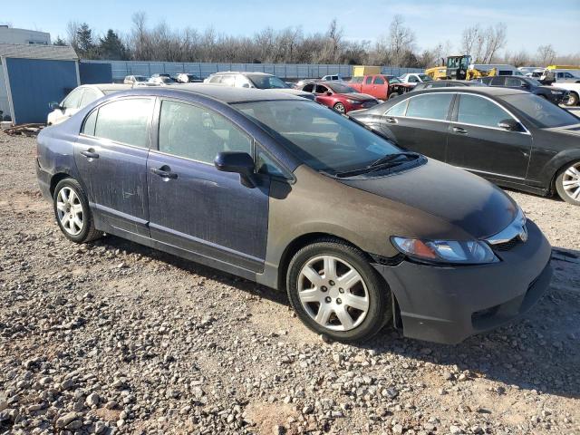 2HGFA1F54AH580044 - 2010 HONDA CIVIC LX BLUE photo 4