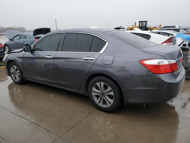 1HGCR2F31FA108048 - 2015 HONDA ACCORD LX GRAY photo 2