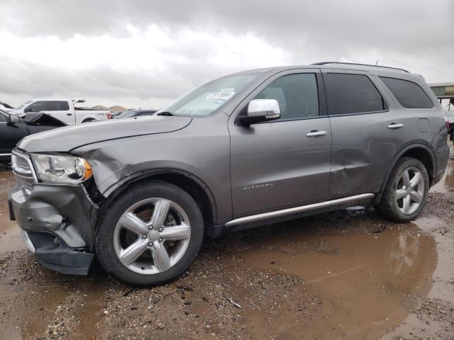 1D4SD5GT6BC592664 - 2011 DODGE DURANGO CITADEL GRAY photo 1