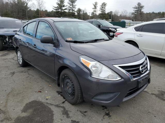 3N1CN7AP4FL881335 - 2015 NISSAN VERSA 4D S GRAY photo 4