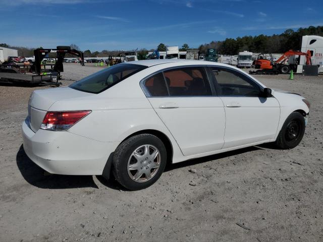 1HGCP2F3XAA154007 - 2010 HONDA ACCORD LX WHITE photo 3