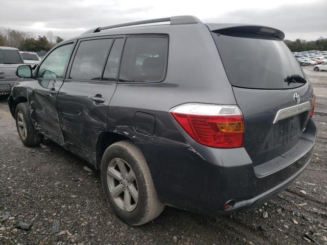 5TDJK3EH9AS017506 - 2010 TOYOTA HIGHLANDER SE GRAY photo 2