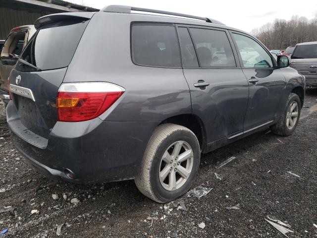 5TDJK3EH9AS017506 - 2010 TOYOTA HIGHLANDER SE GRAY photo 3