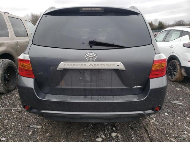 5TDJK3EH9AS017506 - 2010 TOYOTA HIGHLANDER SE GRAY photo 6