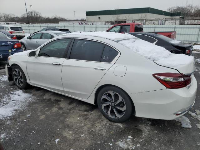 1HGCR2F74HA110866 - 2017 HONDA ACCORD EX WHITE photo 2