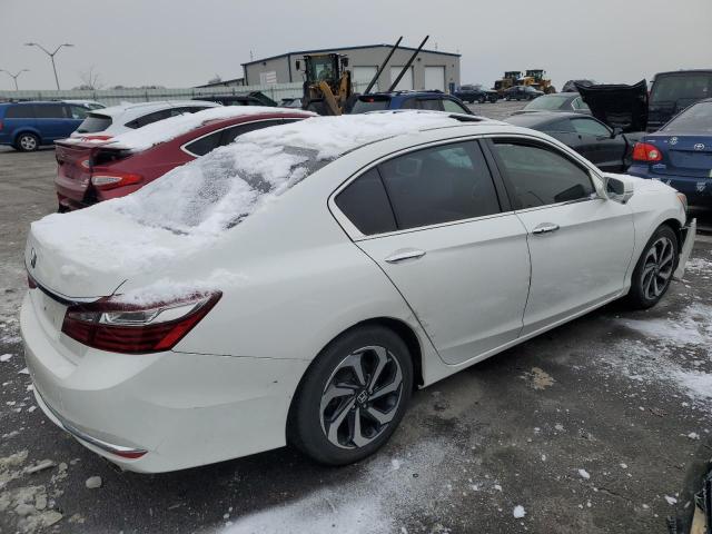 1HGCR2F74HA110866 - 2017 HONDA ACCORD EX WHITE photo 3