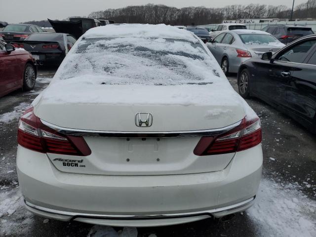 1HGCR2F74HA110866 - 2017 HONDA ACCORD EX WHITE photo 6