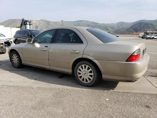 1LNHM86S75Y640242 - 2005 LINCOLN LS TAN photo 2