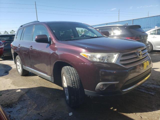 5TDZK3EH5DS139352 - 2013 TOYOTA HIGHLANDER BASE BURGUNDY photo 4